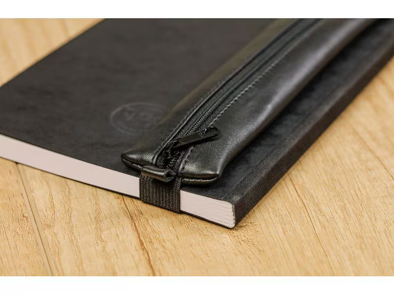 Clairefontaine Etui AgeBag Leder Schwarz