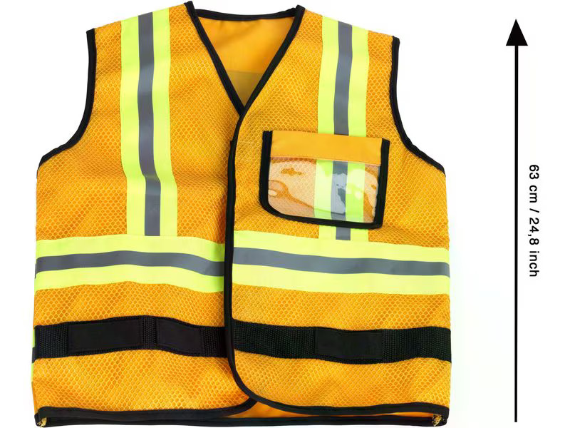 Klein-Toys Strassenverkehr Cat Bauarbeiterweste mit Zubehör