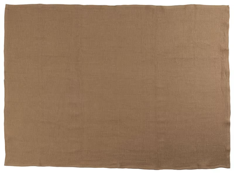 COCON Decke aus Baumwolle 150 x 200 cm, Taupe