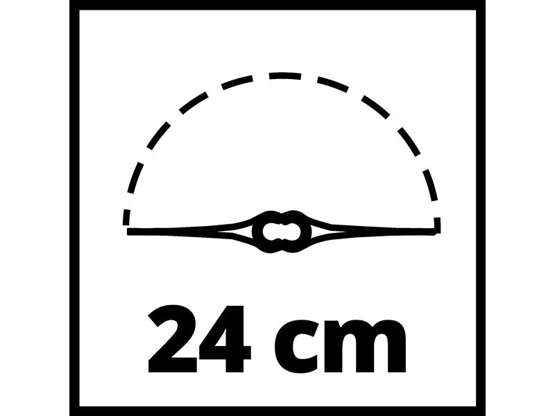 Einhell Akku-Rasenmäher GE-CM 18/33-2 Li Set