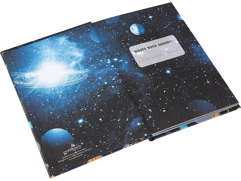 Goldbuch Freundebuch Universe A5, 88 Seiten