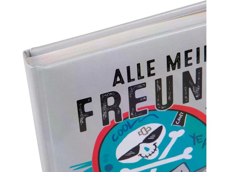 Goldbuch Freundebuch Skater A5, 88 Seiten