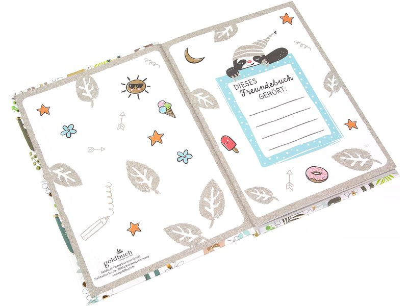 Goldbuch Freundebuch Hang out A5, 88 Seiten