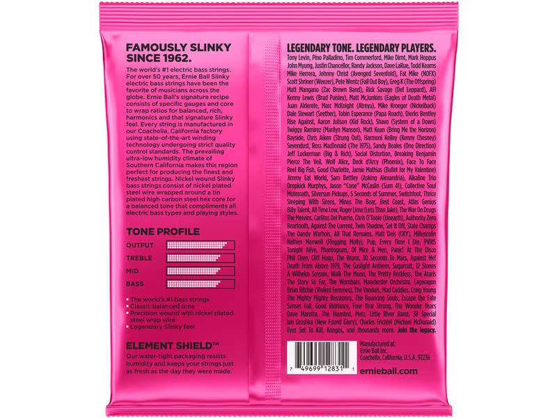 Ernie Ball Basssaiten 2824 Slinky Bass 5 – Super, 40-125