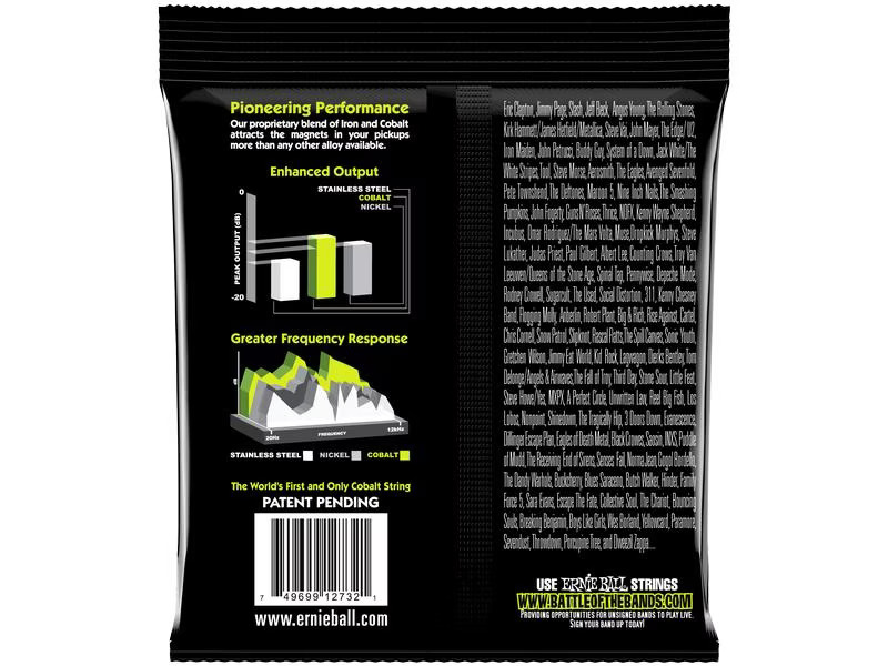 Ernie Ball Basssaiten 2732 Slinky Cobalt – Regular 50-105