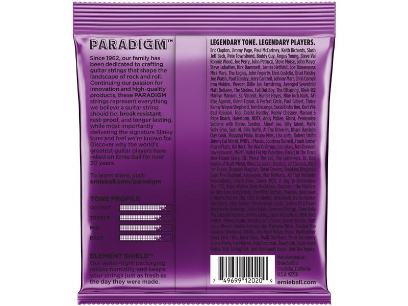 Ernie Ball Gitarrensaiten 2020 Paradigm Slinky – Power 11 - 48