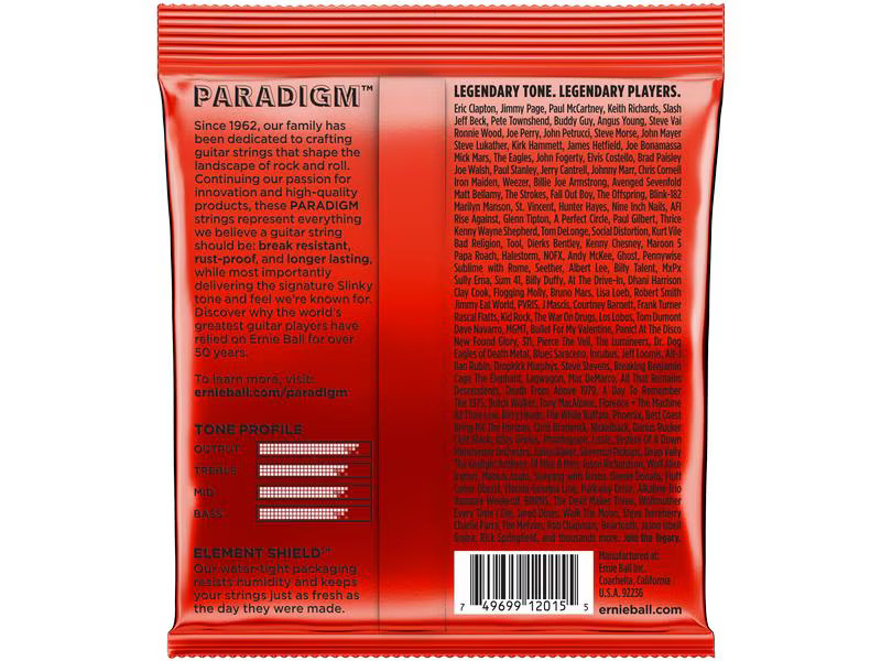 Ernie Ball Gitarrensaiten 2015 Paradigm Slinky – SHTB 10 - 52