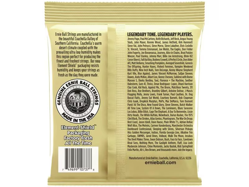 Ernie Ball Gitarrensaiten 2013 Earthwood Bronze – Custom Light 10-48