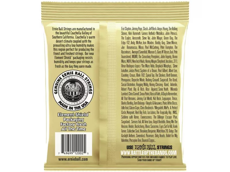 Ernie Ball Gitarrensaiten 2002 Earthwood Bronze – Medium 13-56
