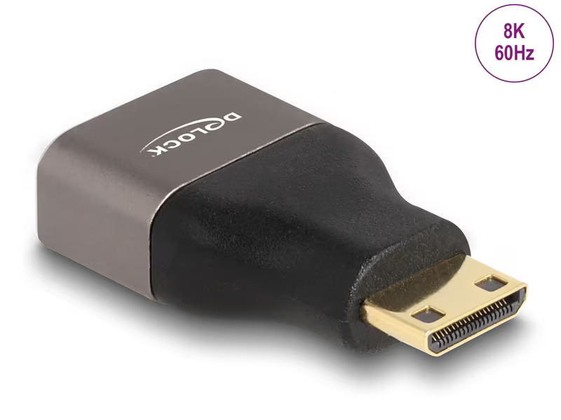 Delock Adapter 8K 60 Hz HDMI - Mini-HDMI (HDMI-C)