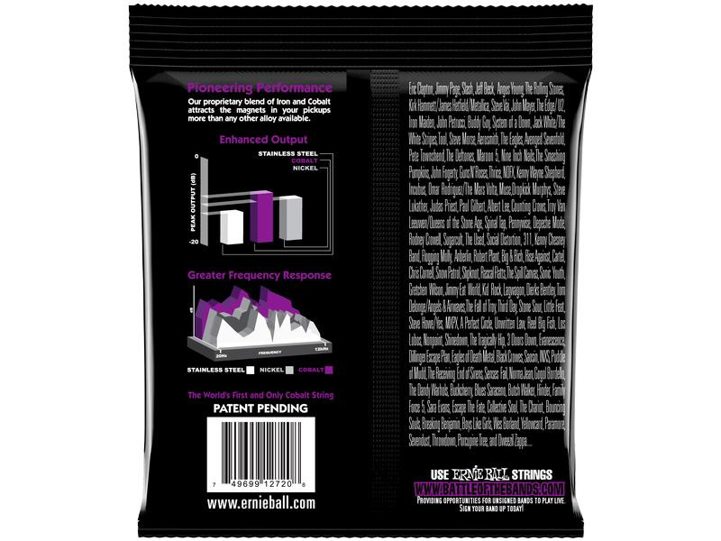 Ernie Ball Gitarrensaiten 2720 Slinky Cobalt – Power 11-48
