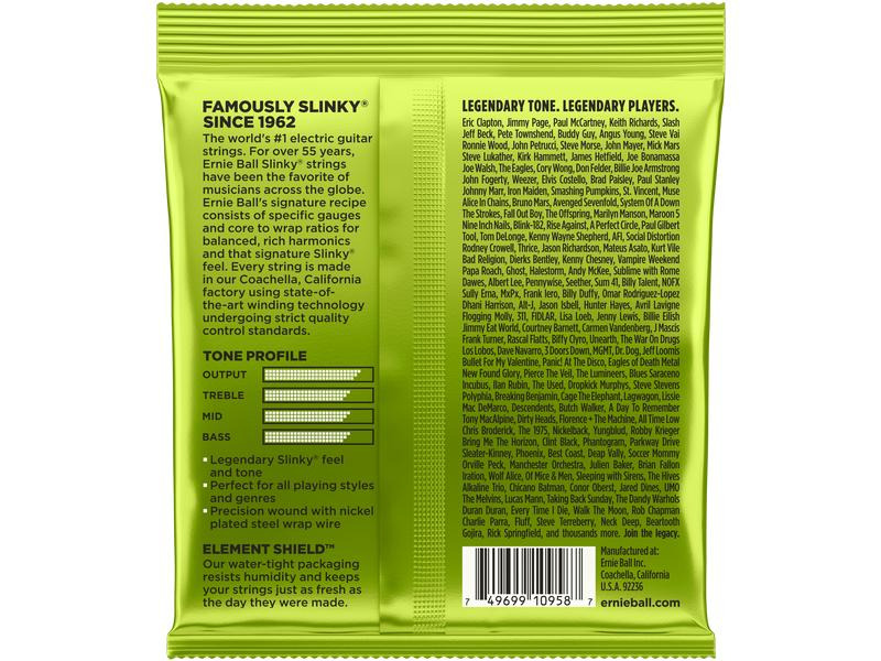 Ernie Ball Gitarrensaiten 2629 8-String Regular Slinky – 10-74