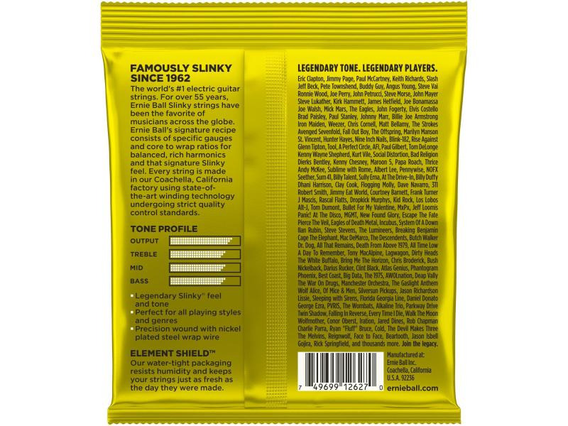 Ernie Ball Gitarrensaiten 2627 Slinky Nickel – Beefy 11-54