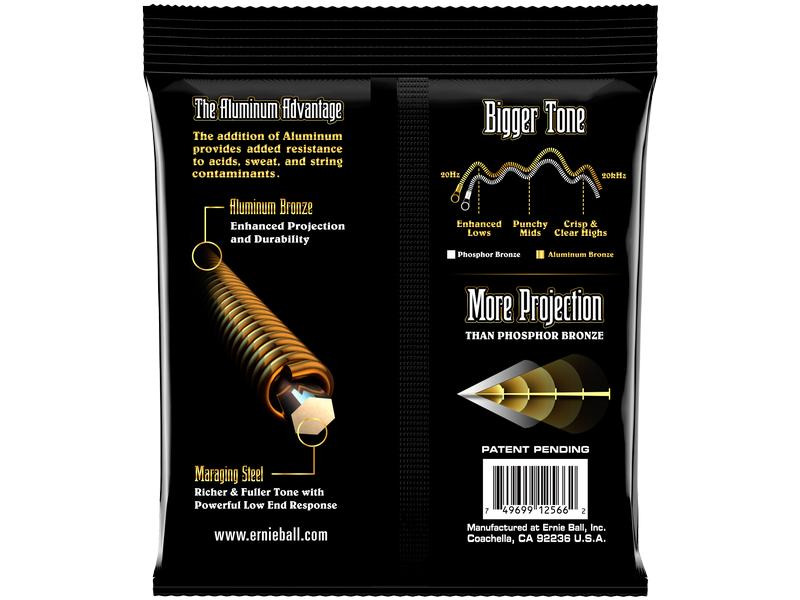Ernie Ball Gitarrensaiten 2566 Aluminum Bronze – Medium Light 12-54