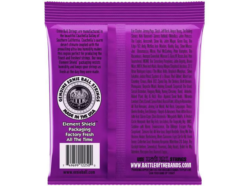 Ernie Ball Gitarrensaiten 2250 Slinky Rock'N'Roll – Power 11-48
