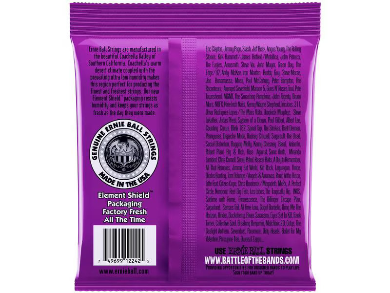Ernie Ball Gitarrensaiten 2242 Slinky RPS – Power 11-48
