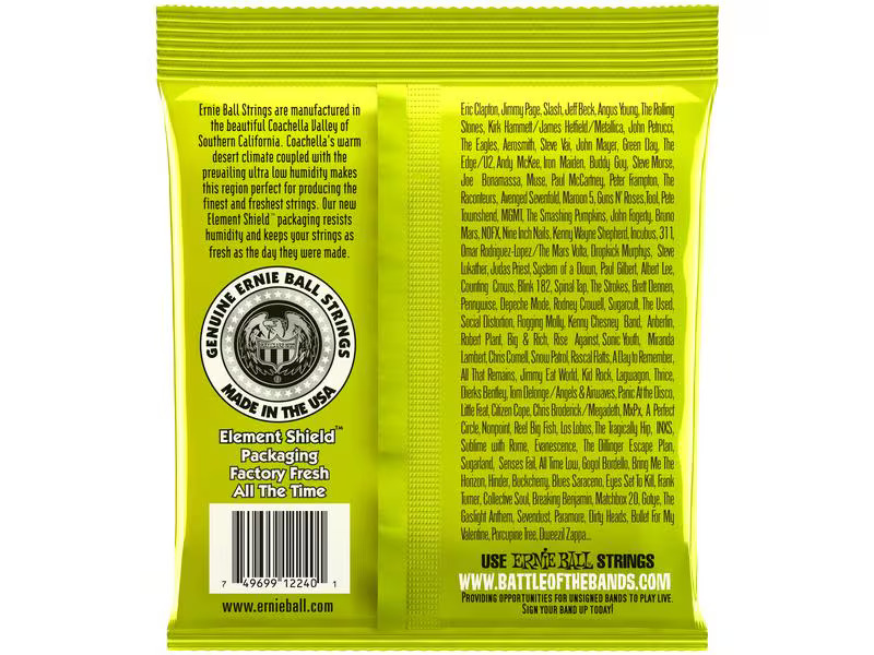 Ernie Ball Gitarrensaiten 2240 Slinky RPS – Regular 10-46