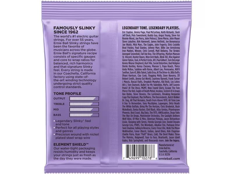 Ernie Ball Gitarrensaiten 2227 Ultra Slinky – Ultra 10 - 48