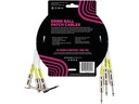 Ernie Ball Patch-Kabel 6056 3er Pack – 0.46 m, Weiss