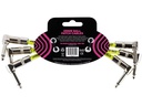 Ernie Ball Patch-Kabel 6050 3er Pack – 0.15 m, Schwarz