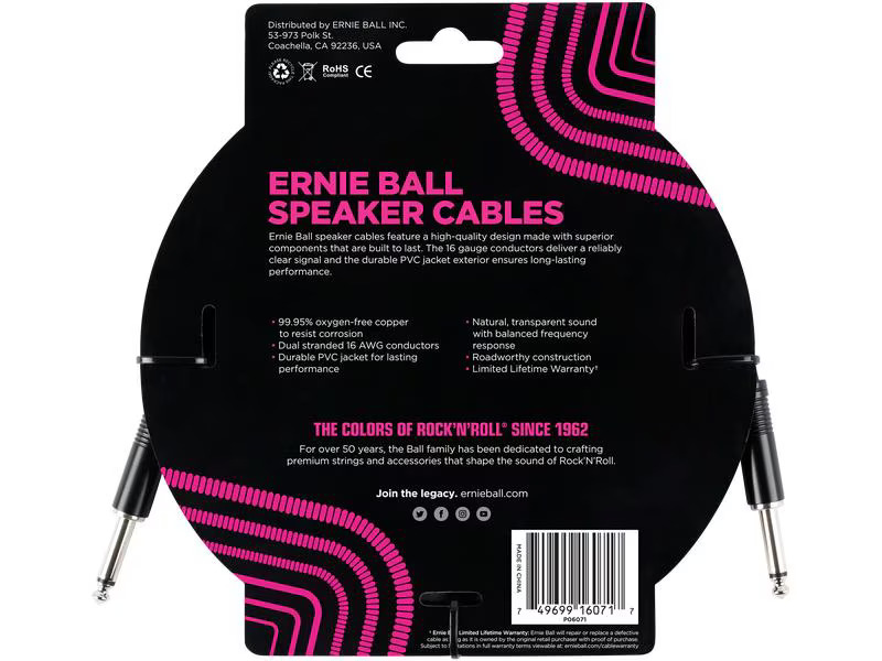 Ernie Ball Lautsprecherkabel 6071 – 0.91 m