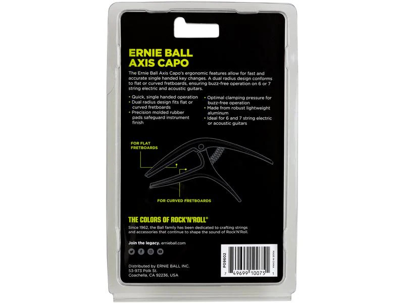 Ernie Ball Kapodaster Axis Capo Bronze