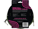 Ernie Ball Instrumentenkabel 6082 – 5.49 m, Grün/Schwarz