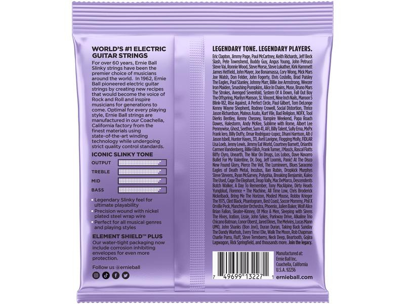 Ernie Ball Gitarrensaiten 3227 Ultra Slinky – 10-48, 3er Pack