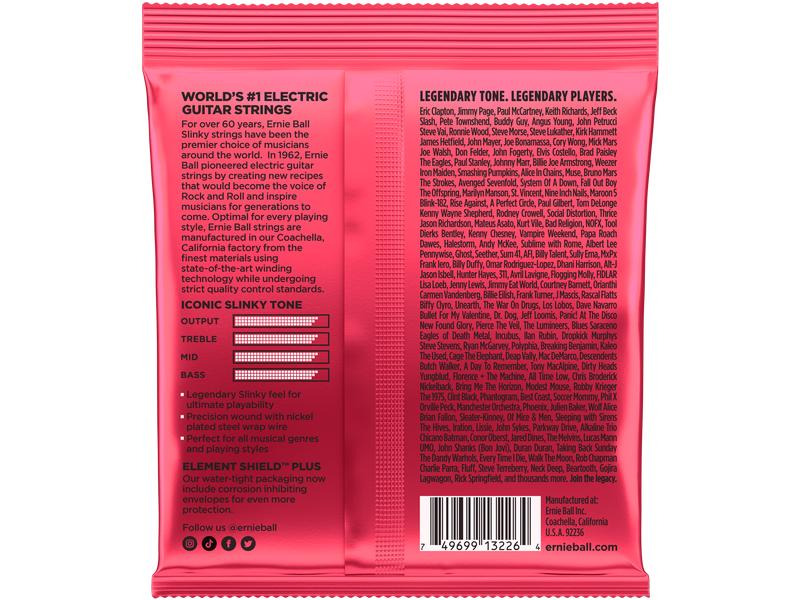 Ernie Ball Gitarrensaiten 3226 Burly Slinky – 11-52, 3er Pack