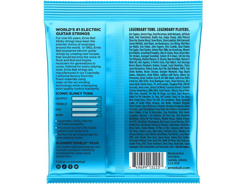 Ernie Ball Gitarrensaiten 3225 Extra Slinky – 8-38, 3er Pack