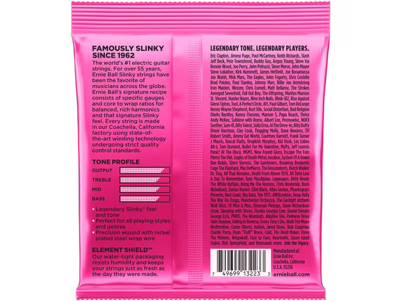 Ernie Ball Gitarrensaiten 3223 Slinky Nickel 3er Pack – Super 9 - 42