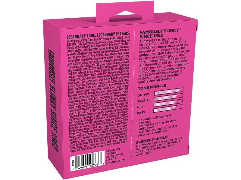 Ernie Ball Gitarrensaiten 3223 Slinky Nickel 3er Pack – Super 9 - 42