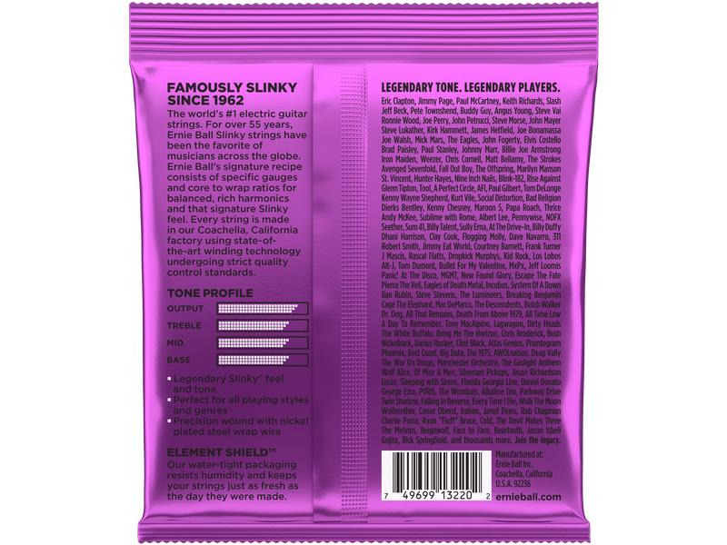 Ernie Ball Gitarrensaiten 3220 Slinky Nickel 3er Pack – Power 11 - 48