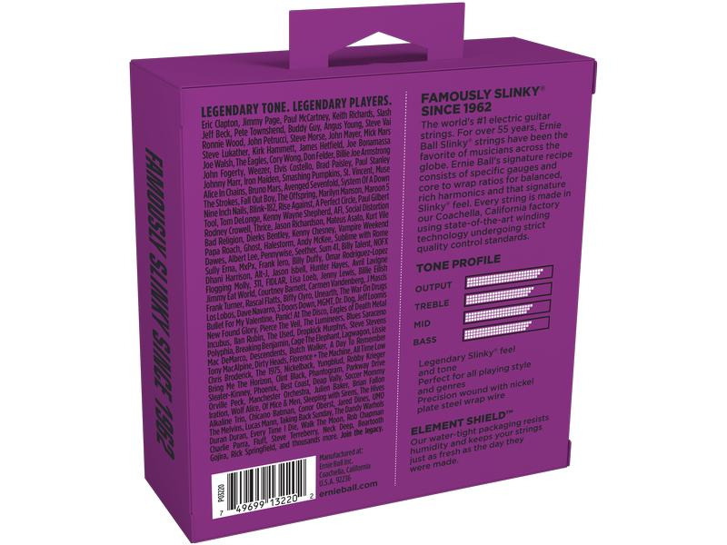 Ernie Ball Gitarrensaiten 3220 Slinky Nickel 3er Pack – Power 11 - 48