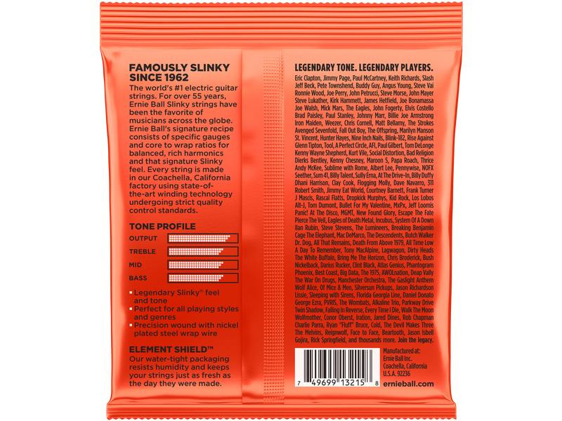 Ernie Ball Gitarrensaiten 3215 Skinny Top Heavy BS – 10-52, 3er Pack