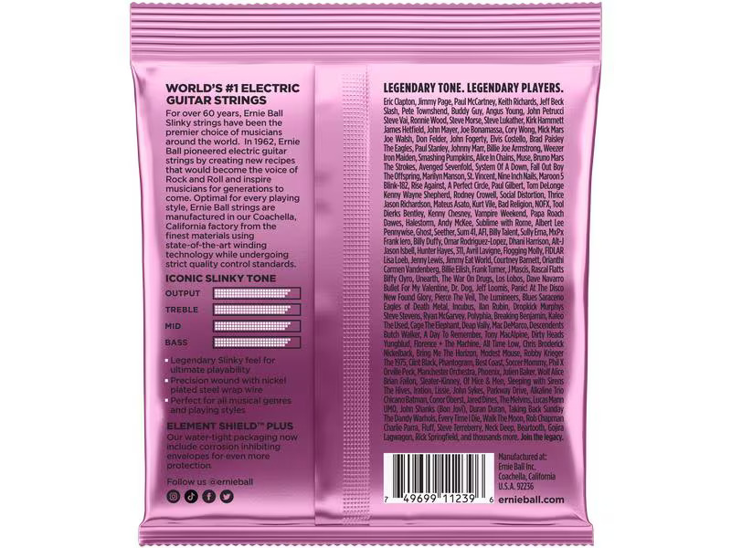 Ernie Ball Gitarrensaiten 3213 Mega Slinky – 48-105, 3er Pack