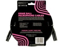 Ernie Ball XLR-Kabel XLRm-XLRm 6.1 m, Schwarz