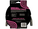 Ernie Ball XLR-Kabel XLRm-XLRm 4.57 m, Schwarz