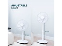 Princess Standventilator Smart DC 40 cm, App-gesteuert, Weiss