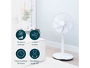 Princess Standventilator Smart DC 40 cm, App-gesteuert, Weiss