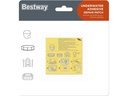 Bestway Wasserfeste Reparaturflicken, 6.5 x 6.5 cm, 10 Stück