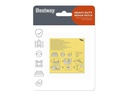 Bestway Strapazierfähiger Reparaturflicken 6.5 x 6.5 cm, 10 Stück