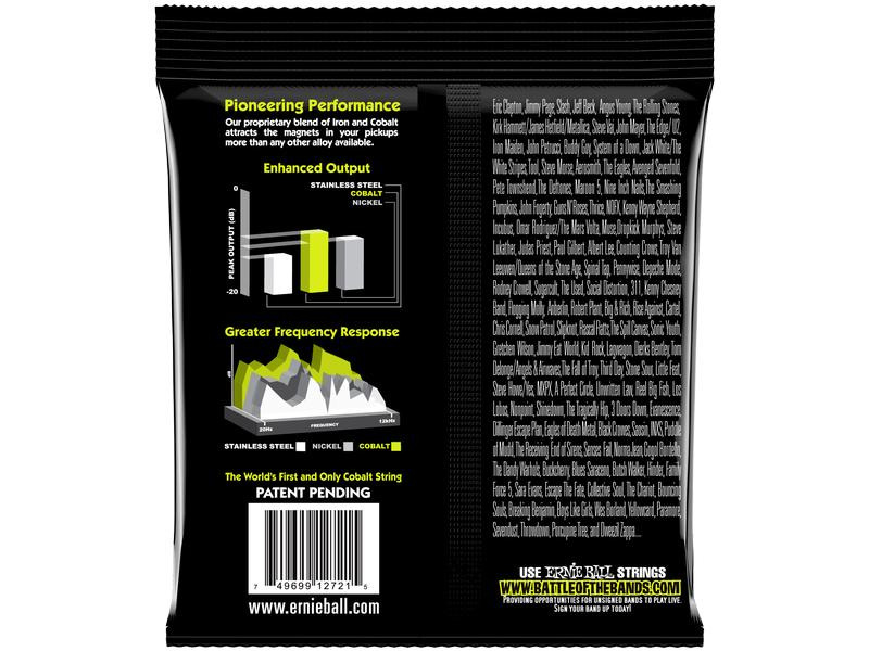Ernie Ball Gitarrensaiten 2728 Slinky Cobalt – Regular 10-46