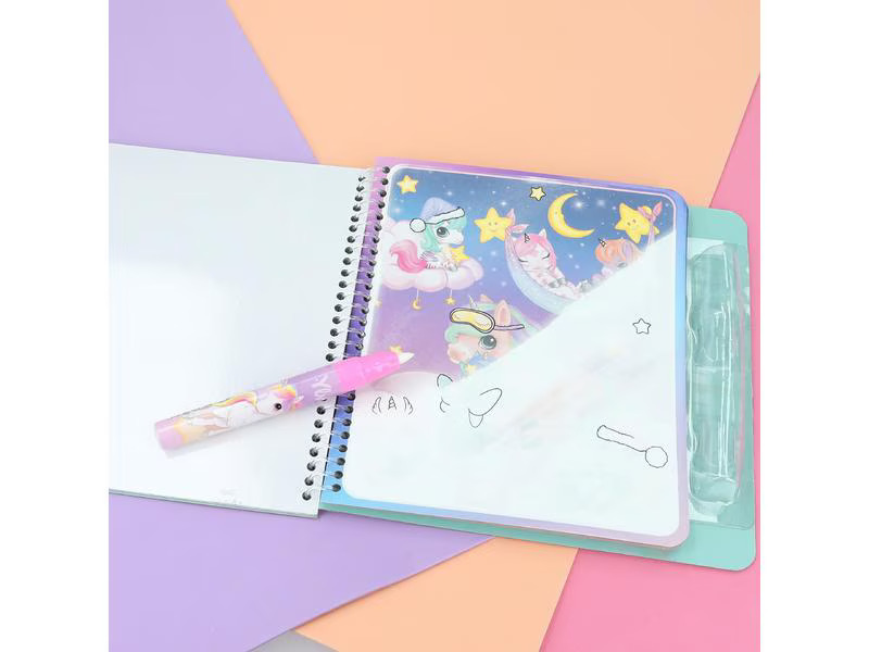 Depesche Malbuch Aqua Magic Unicorn Ylvi 5 Seiten