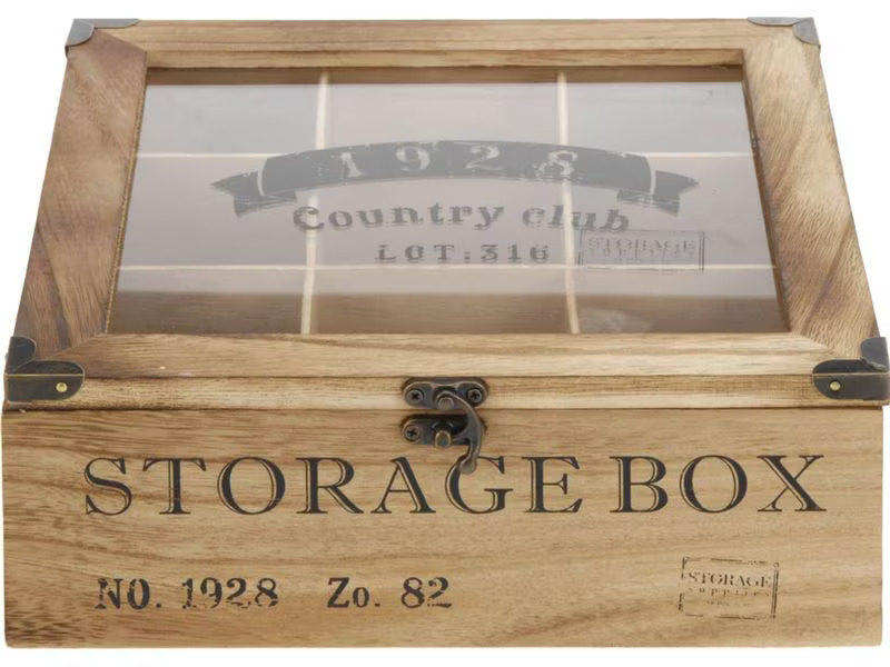FURBER Teebeutel-Box Braun