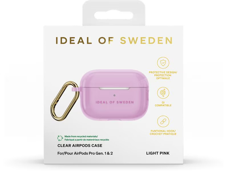 Ideal of Sweden Transportcase AirPods Pro Gen. 1 st/2nd Gen. Light Pink