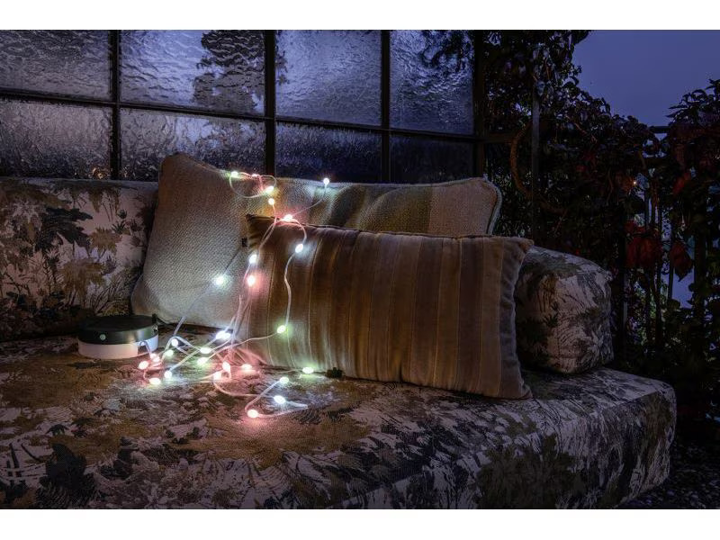 STT Lichterkette Solar Motion Light Multi 50 cm, Grün