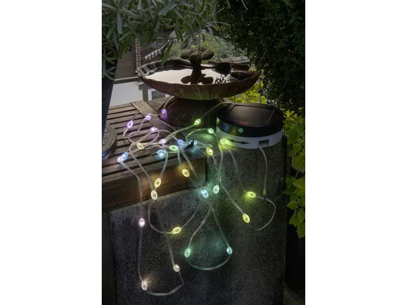 STT Lichterkette Solar Motion Light Multi 50 cm, Grün
