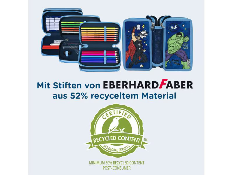 Scooli Etui Trippledecker Avengers Marvel