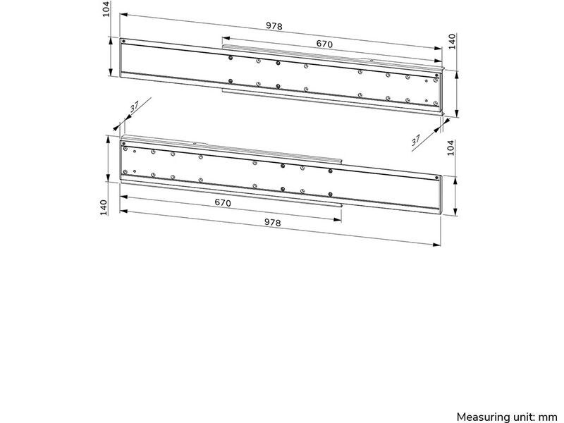 NEOMOUNTS Adapter ADM-875BL2